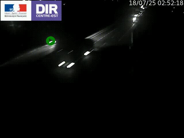 <h2>Caméra de circulation à Saint-Priest à la jonction entre l'A43 et l'A46 en direction de Marseille</h2>