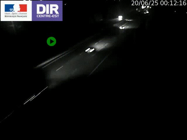 <h2>Caméra de circulation à Saint-Priest à la jonction entre l'A43 et l'A46 en direction de Marseille</h2>