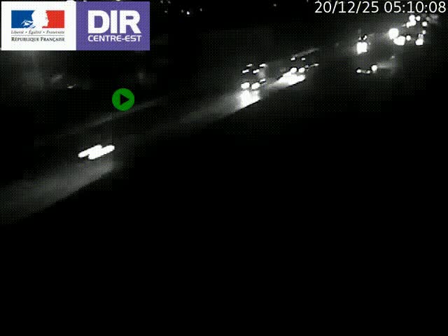 <h2>Caméra de circulation à Saint-Priest à la jonction entre l'A43 et l'A46 en direction de Marseille</h2>