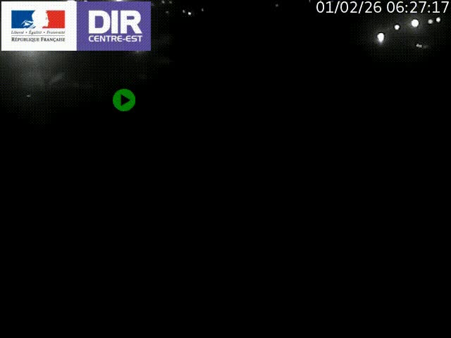 <h2>Caméra de circulation à Saint-Priest à la jonction entre l'A43 et l'A46 en direction de Marseille</h2>