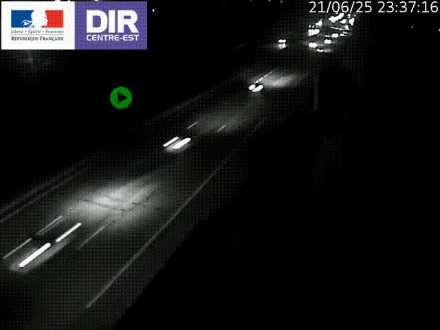 <h2>Caméra de circulation à Saint-Priest à la jonction entre l'A43 et l'A46 en direction de Marseille</h2>