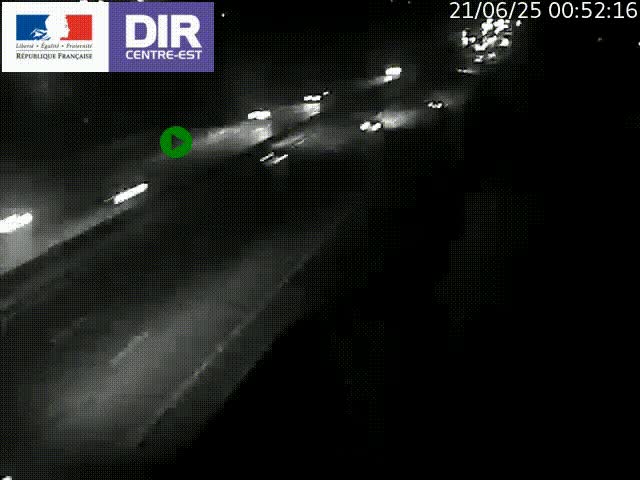 <h2>Caméra de circulation à Saint-Priest à la jonction entre l'A43 et l'A46 en direction de Marseille</h2>