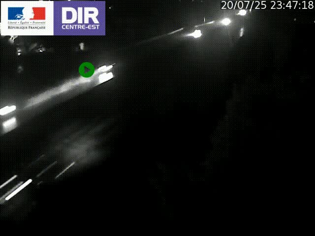 <h2>Caméra de circulation à Saint-Priest à la jonction entre l'A43 et l'A46 en direction de Marseille</h2>