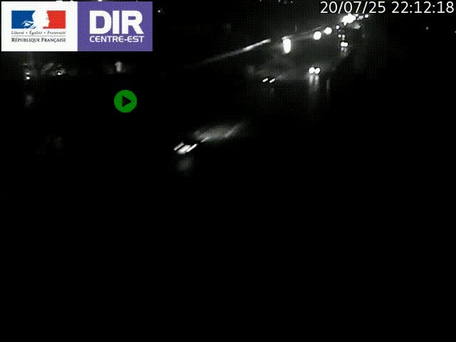 <h2>Caméra de circulation à Saint-Priest à la jonction entre l'A43 et l'A46 en direction de Marseille</h2>