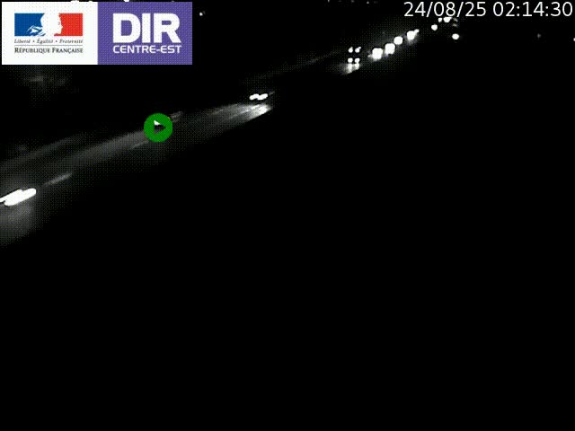 <h2>Caméra de circulation à Saint-Priest à la jonction entre l'A43 et l'A46 en direction de Marseille</h2>