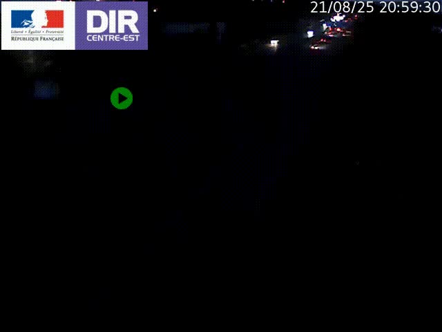 <h2>Caméra de circulation à Saint-Priest à la jonction entre l'A43 et l'A46 en direction de Marseille</h2>