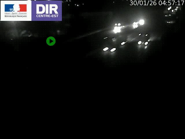 <h2>Caméra de circulation à Saint-Priest à la jonction entre l'A43 et l'A46 en direction de Marseille</h2>