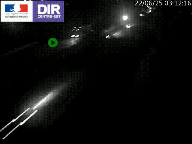 <h2>Caméra de circulation à Saint-Priest à la jonction entre l'A43 et l'A46 en direction de Marseille</h2>