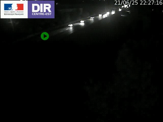 <h2>Caméra de circulation à Saint-Priest à la jonction entre l'A43 et l'A46 en direction de Marseille</h2>