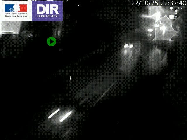 <h2>Caméra de circulation à Saint-Priest à la jonction entre l'A43 et l'A46 en direction de Marseille</h2>