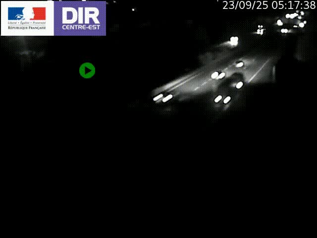 <h2>Caméra de circulation à Saint-Priest à la jonction entre l'A43 et l'A46 en direction de Marseille</h2>