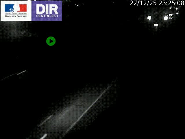 <h2>Caméra de circulation à Saint-Priest à la jonction entre l'A43 et l'A46 en direction de Marseille</h2>