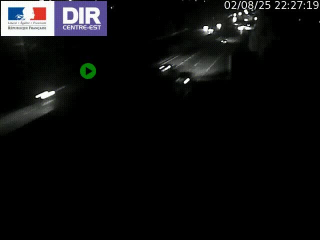 <h2>Caméra de circulation à Saint-Priest à la jonction entre l'A43 et l'A46 en direction de Marseille</h2>
