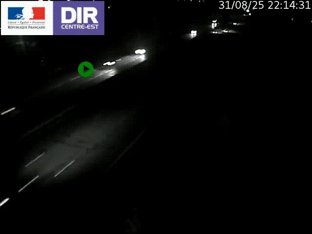 <h2>Caméra de circulation à Saint-Priest à la jonction entre l'A43 et l'A46 en direction de Marseille</h2>