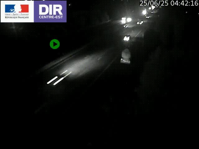 <h2>Caméra de circulation à Saint-Priest à la jonction entre l'A43 et l'A46 en direction de Marseille</h2>