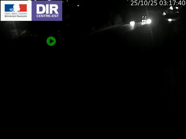 <h2>Caméra de circulation à Saint-Priest à la jonction entre l'A43 et l'A46 en direction de Marseille</h2>
