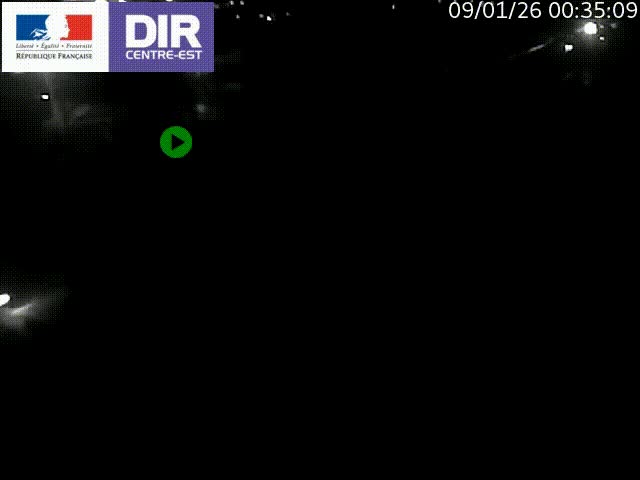 Caméra de circulation à Saint-Priest à la jonction entre l'A43 et l'A46 en direction de Marseille