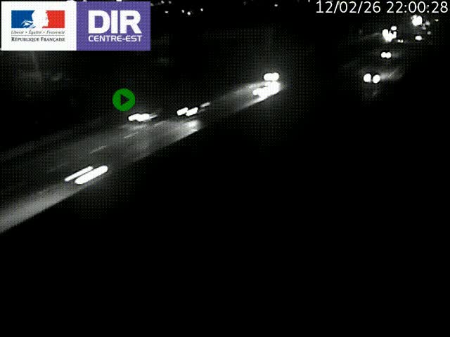 <h2>Caméra de circulation à Saint-Priest à la jonction entre l'A43 et l'A46 en direction de Marseille</h2>