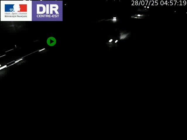 <h2>Caméra de circulation à Saint-Priest à la jonction entre l'A43 et l'A46 en direction de Marseille</h2>