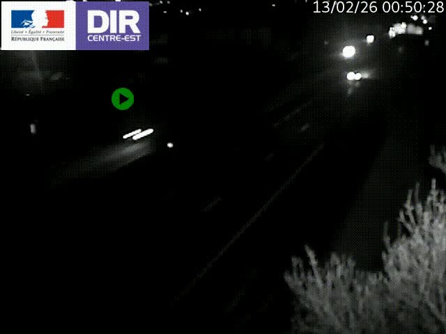 <h2>Caméra de circulation à Saint-Priest à la jonction entre l'A43 et l'A46 en direction de Marseille</h2>