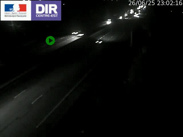 <h2>Caméra de circulation à Saint-Priest à la jonction entre l'A43 et l'A46 en direction de Marseille</h2>