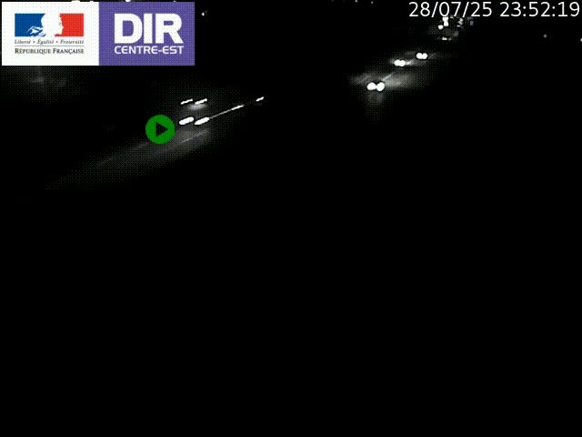 <h2>Caméra de circulation à Saint-Priest à la jonction entre l'A43 et l'A46 en direction de Marseille</h2>