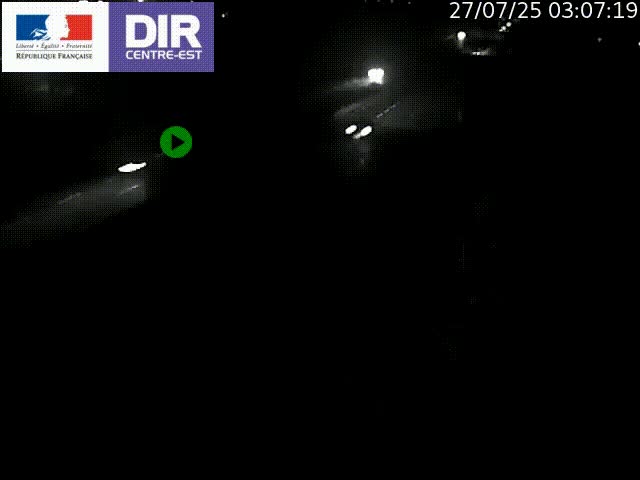<h2>Caméra de circulation à Saint-Priest à la jonction entre l'A43 et l'A46 en direction de Marseille</h2>