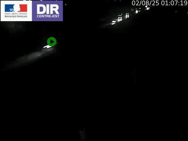<h2>Caméra de circulation à Saint-Priest à la jonction entre l'A43 et l'A46 en direction de Marseille</h2>