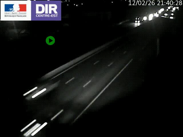 <h2>Caméra de circulation à Saint-Priest à la jonction entre l'A43 et l'A46 en direction de Marseille</h2>