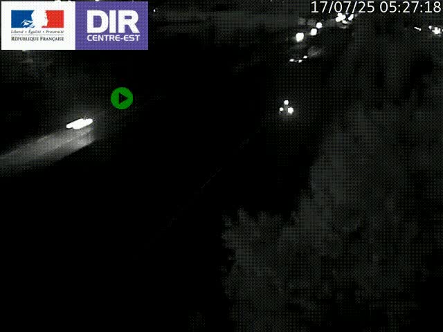 <h2>Caméra de circulation à Saint-Priest à la jonction entre l'A43 et l'A46 en direction de Marseille</h2>