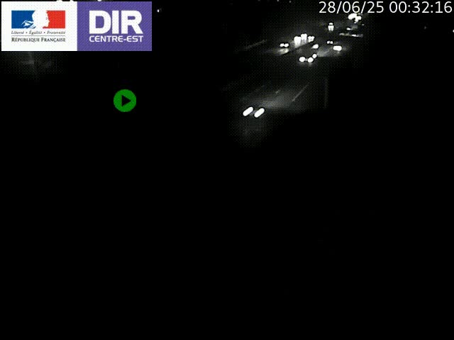 <h2>Caméra de circulation à Saint-Priest à la jonction entre l'A43 et l'A46 en direction de Marseille</h2>