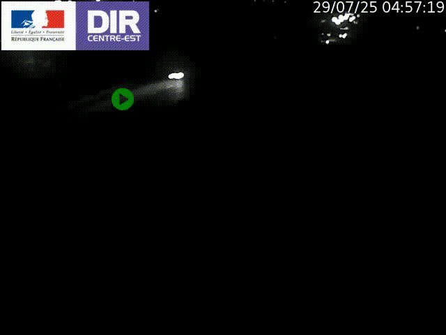 <h2>Caméra de circulation à Saint-Priest à la jonction entre l'A43 et l'A46 en direction de Marseille</h2>