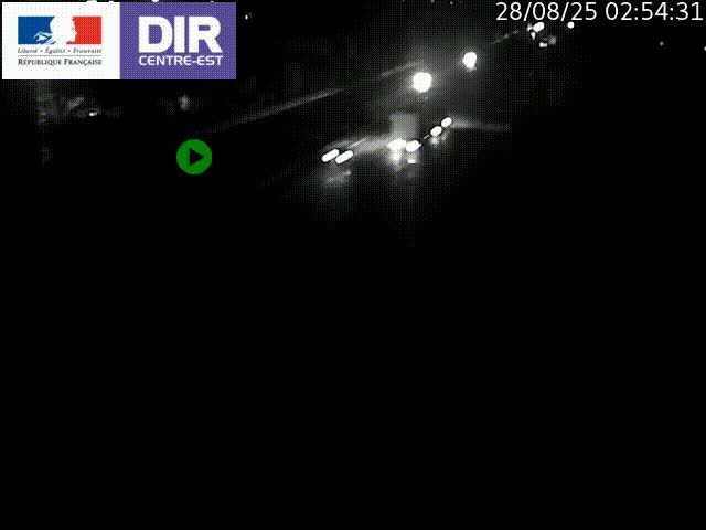 <h2>Caméra de circulation à Saint-Priest à la jonction entre l'A43 et l'A46 en direction de Marseille</h2>