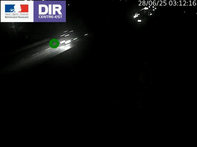 <h2>Caméra de circulation à Saint-Priest à la jonction entre l'A43 et l'A46 en direction de Marseille</h2>