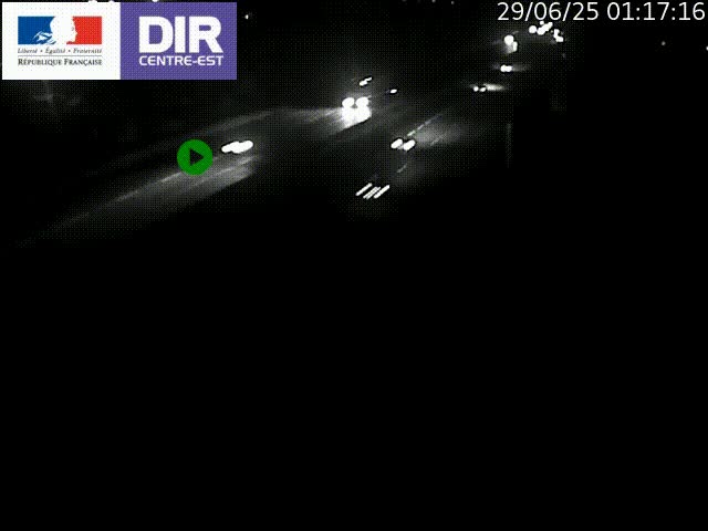 <h2>Caméra de circulation à Saint-Priest à la jonction entre l'A43 et l'A46 en direction de Marseille</h2>