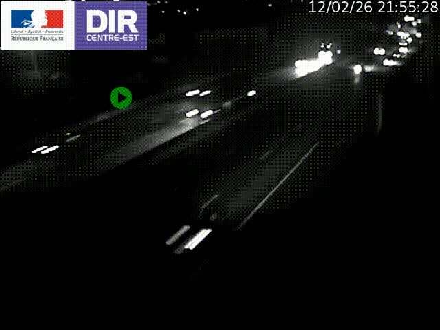 <h2>Caméra de circulation à Saint-Priest à la jonction entre l'A43 et l'A46 en direction de Marseille</h2>