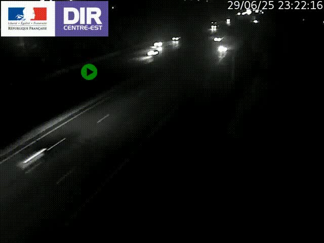 <h2>Caméra de circulation à Saint-Priest à la jonction entre l'A43 et l'A46 en direction de Marseille</h2>