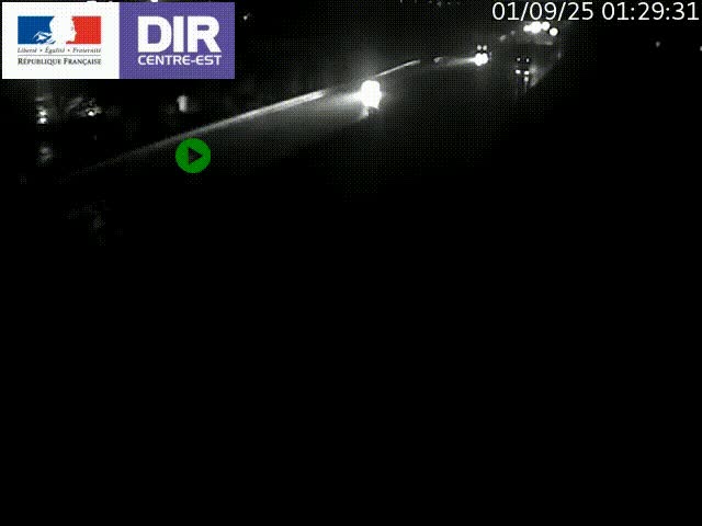 <h2>Caméra de circulation à Saint-Priest à la jonction entre l'A43 et l'A46 en direction de Marseille</h2>