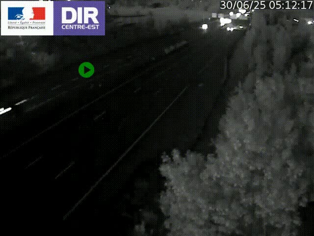 <h2>Caméra de circulation à Saint-Priest à la jonction entre l'A43 et l'A46 en direction de Marseille</h2>