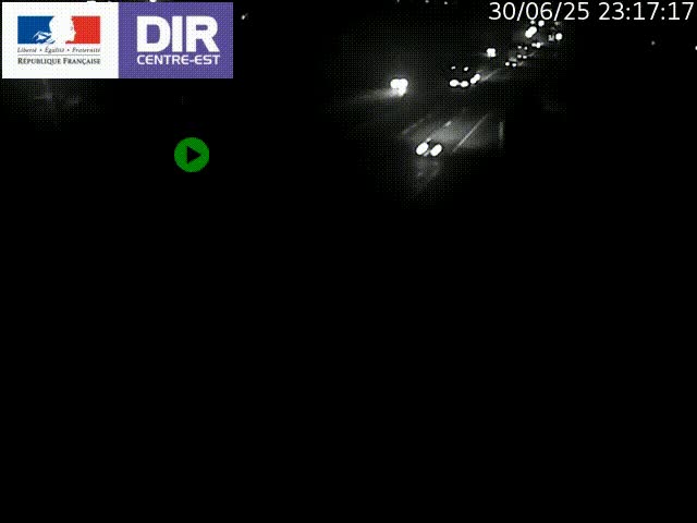 <h2>Caméra de circulation à Saint-Priest à la jonction entre l'A43 et l'A46 en direction de Marseille</h2>