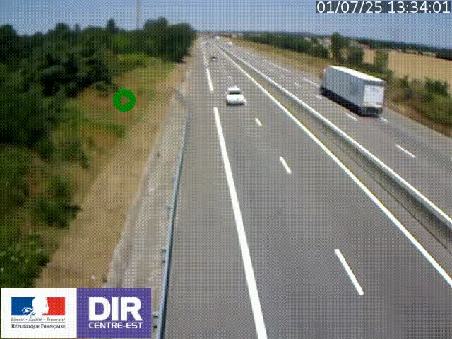 <h2>Webcam sur le contournement de Valence, sur la Nationale 7, à la jonction avec la N532, caméra orientée vers Grenoble</h2>