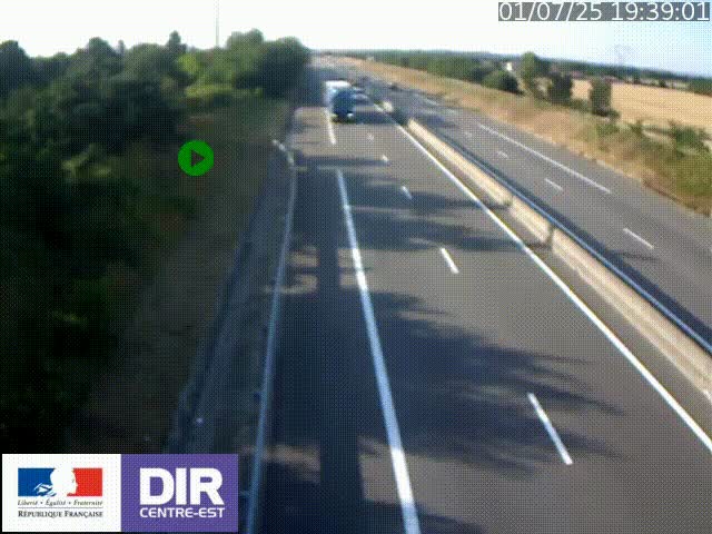 <h2>Webcam sur le contournement de Valence, sur la Nationale 7, à la jonction avec la N532, caméra orientée vers Grenoble</h2>
