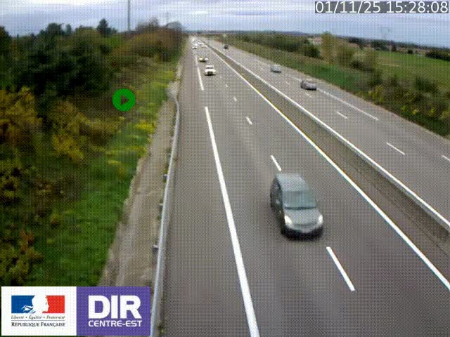 <h2>Webcam sur le contournement de Valence, sur la Nationale 7, à la jonction avec la N532, caméra orientée vers Grenoble</h2>
