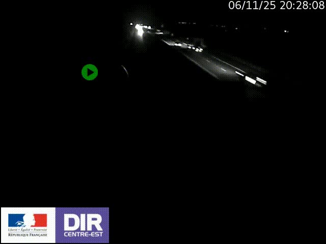 <h2>Webcam sur le contournement de Valence, sur la Nationale 7, à la jonction avec la N532, caméra orientée vers Grenoble</h2>