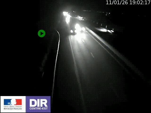 <h2>Webcam sur le contournement de Valence, sur la Nationale 7, à la jonction avec la N532, caméra orientée vers Grenoble</h2>