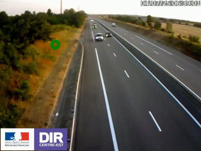 <h2>Webcam sur le contournement de Valence, sur la Nationale 7, à la jonction avec la N532, caméra orientée vers Grenoble</h2>