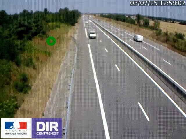 <h2>Webcam sur le contournement de Valence, sur la Nationale 7, à la jonction avec la N532, caméra orientée vers Grenoble</h2>