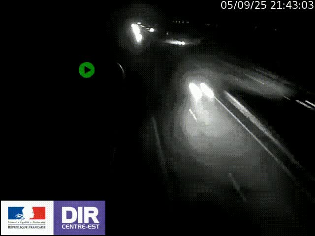 <h2>Webcam sur le contournement de Valence, sur la Nationale 7, à la jonction avec la N532, caméra orientée vers Grenoble</h2>