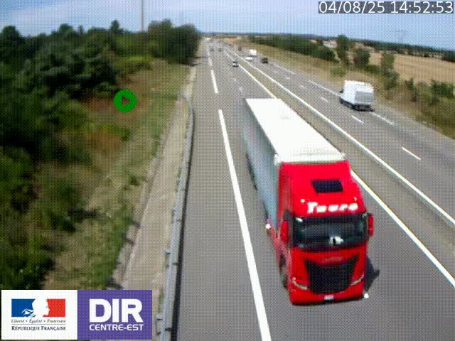 <h2>Webcam sur le contournement de Valence, sur la Nationale 7, à la jonction avec la N532, caméra orientée vers Grenoble</h2>