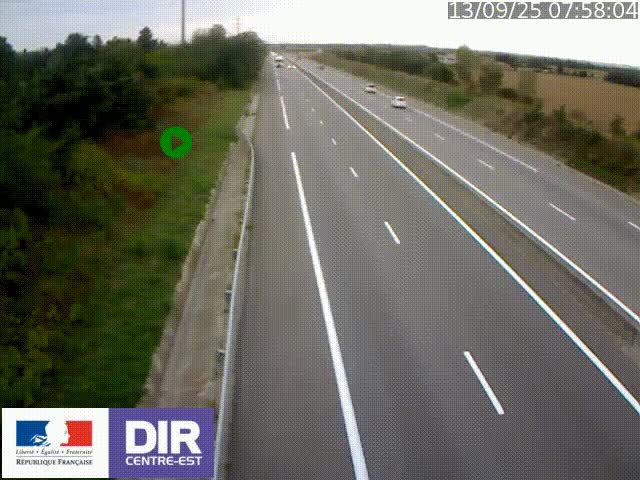 <h2>Webcam sur le contournement de Valence, sur la Nationale 7, à la jonction avec la N532, caméra orientée vers Grenoble</h2>